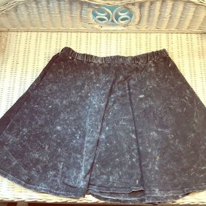 High waist skater skirt